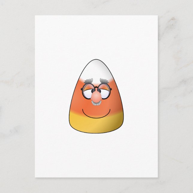 Silly Candy Corn Postkarte (Vorderseite)