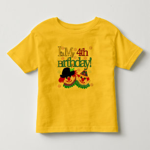 Silly Clowns 4th Birthday Tshirts et cadeaux