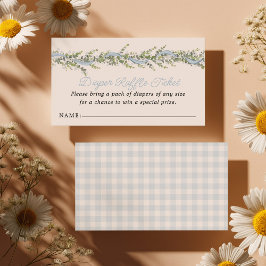 Silly Goose Baby Shower Diaper Raffle Begleitkarte