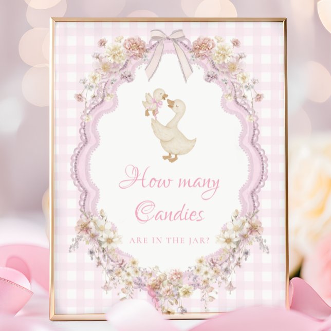 Silly Goose Baby Shower Guess How Many Candies Poster (Von Creator hochgeladen)