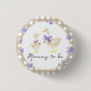 Silly Goose Baby Shower - werdende Mutti Button