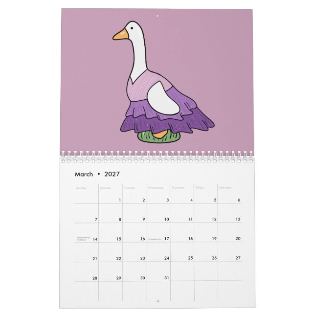 Silly Goose (Color Pop Version) Kalender (Mär 2027)