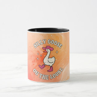 Silly Goose On The Loose Mug – Funny Goose Coffee Tasse
