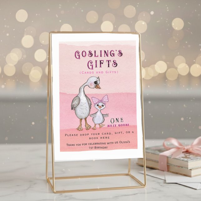 Silly Goose & Pink Bow I Cards and Gifts Einladung (Silly Goose & Pink Bow I Cards and Gifts)