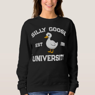 Silly Goose Universität Sweatshirt, benutzerdefini Sweatshirt