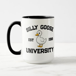 Silly Goose Universität Sweatshirt, individuelles  Tasse