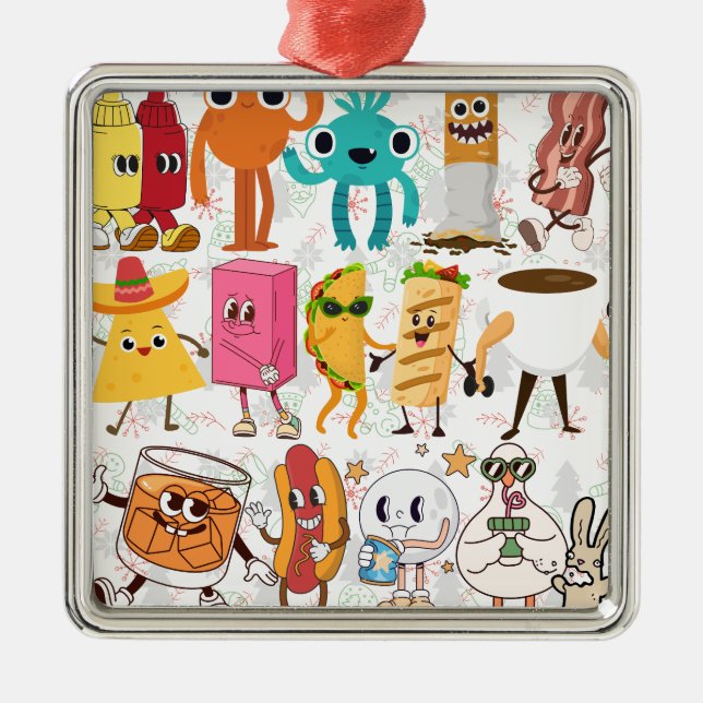 Silly Ornament Aus Metall (Vorne)