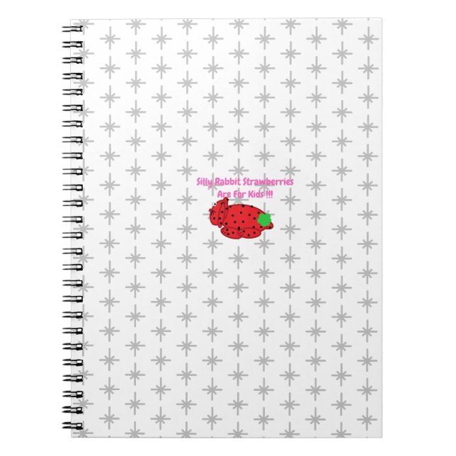 SILLY RABBIT NOTEBOOK NOTIZBLOCK (Vorderseite)