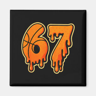 Silly Six Cream Basketball Seven Gen 67 Ice Alpha Magnet