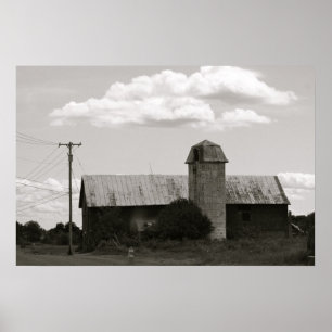 Silo und Scheune Poster