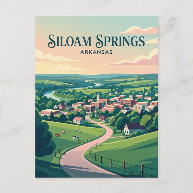 Siloam Springs USA Postkarte (Vorderseite)