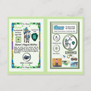 Silonar Wizard - Silicium-Element Postkarte