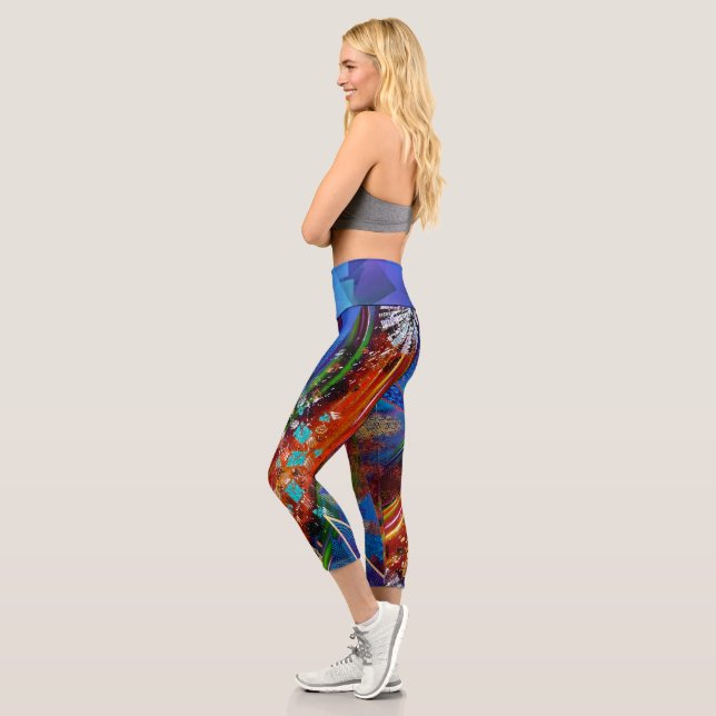 SILOSEZEICHEN CAPRI LEGGINGS (Links)