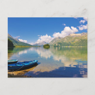 Sils-See in Graubünden, Schweiz Postkarte