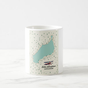 Silvaplanersee Schweiz. Kaffeetasse