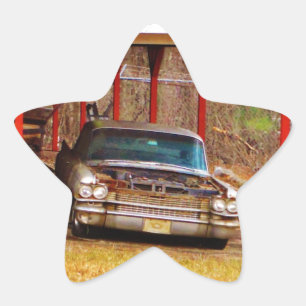 Silver 1963 Sadan Deville Stern-Aufkleber