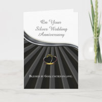 Silver 25. Wedding Religious Anniversary Herz