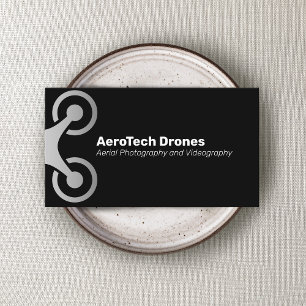 Silver Aerial Drone Fotografie und Videografie Visitenkarte