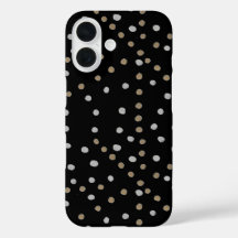 Silver and Gold Polka Dots