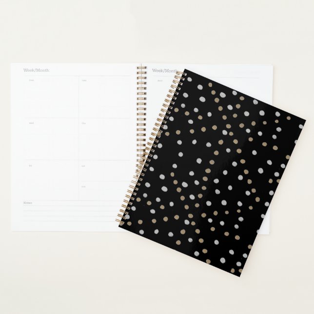 Silver and Gold Polka Dots Planer (Anzeige)