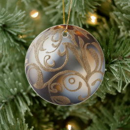 Silver and Gold Weihnachtsschmuck