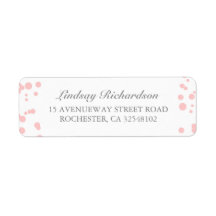 Silver and Pink Confetti Elegante Wedding