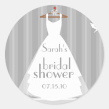 Silver and White Wedding Dress Brautparty