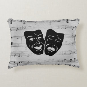 Silver Art Unites Theatermasken Dekokissen