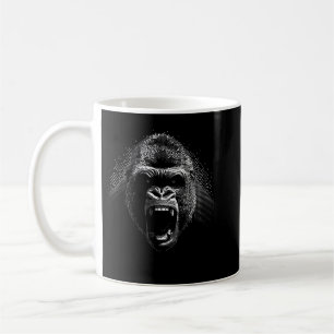 Silver Back Gorilla Chimpanze Affe Primat Port Kaffeetasse