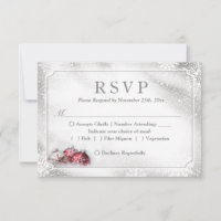 Silver Baubles Snowflakes Noël Fête RSVP