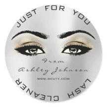 Silver Beauty Glitzer Gold Lash Makeuaner