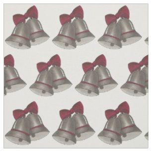 Silver Bells Gray Wedding Anniversary Verlobung Stoff