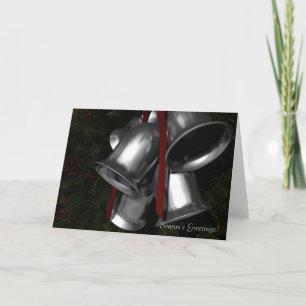 "Silver Bells"-Karte Feiertagskarte