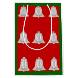 Silver Bells Mittlere Geschenktasche Geschenktüte