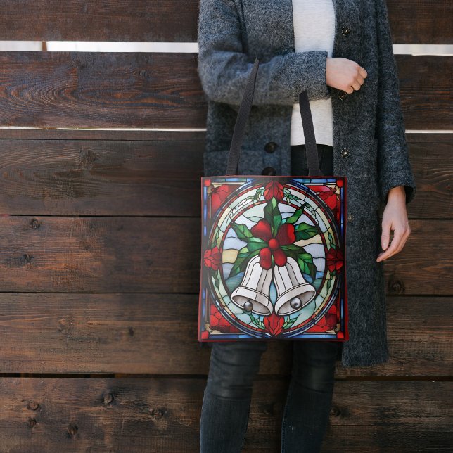 Silver Bells Rotes Ribbon Imitate gestanzt Glas Tasche (Von Creator hochgeladen)