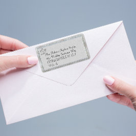 Silver Bells Wedding Address Labels Adressaufkleber