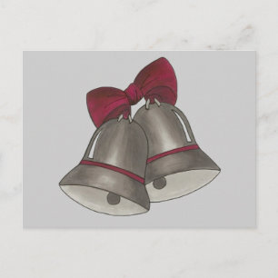 Silver Bells Wedding Bell Save the Date Postkarten