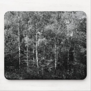Silver Birch B&W Mousepad