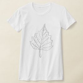 Silver Birch Leaf T - Shirt