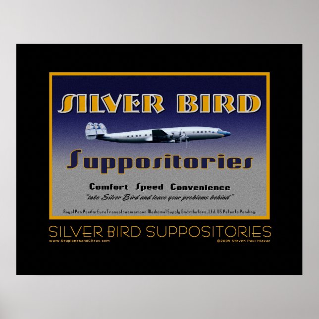 Silver Bird Suppositarys Kunstposter Poster (Vorne)