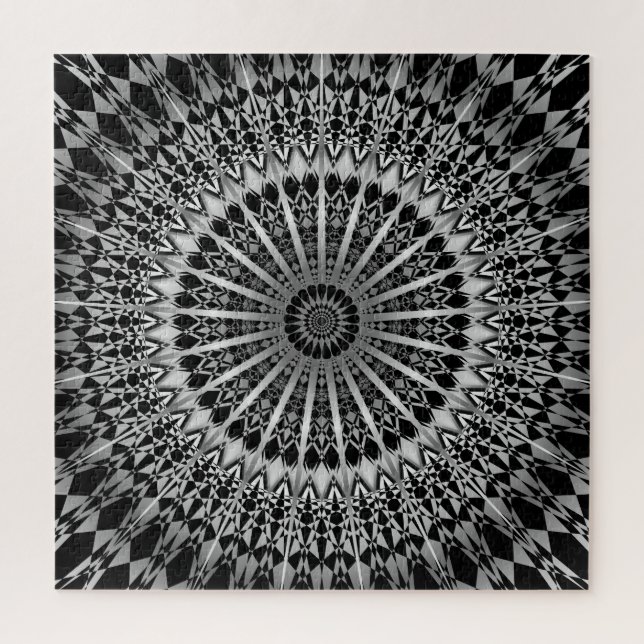 Silver Black Mandala (Vertikal)