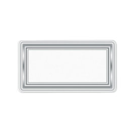 Silver Blank Address Labels Adressaufkleber