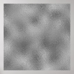 Silver Blank Template Hinzufügen von Text Poster