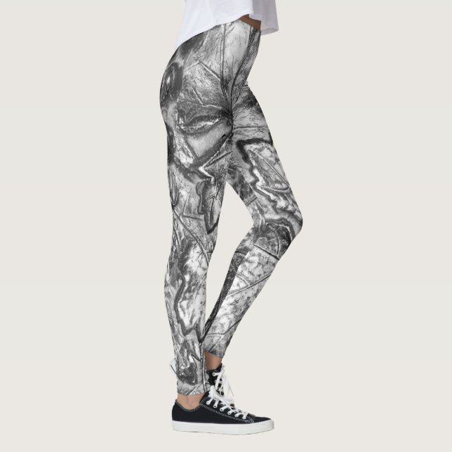 SILVER BLÄTTER LEGGINGS (Rechts)