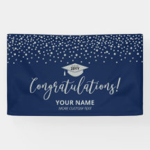 Silver & Blue | Confetti-Abschluss