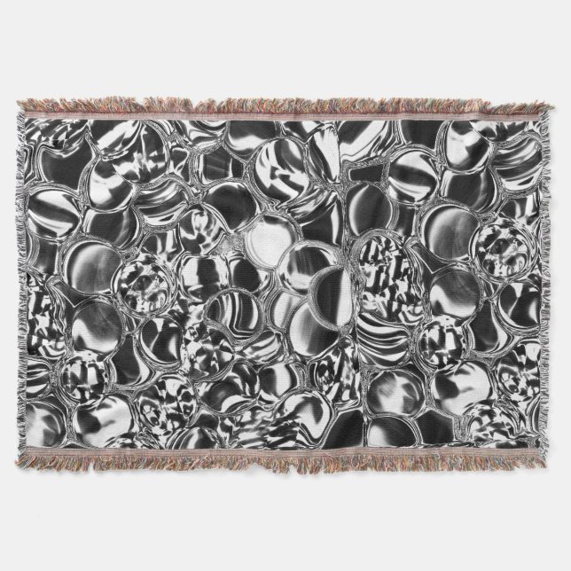 Silver bubbles with glass or metal tone decke (Vorderseite)