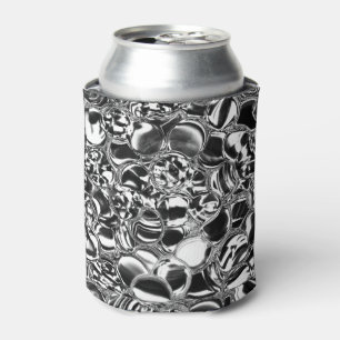 Silver bubbles with glass or metal tone dosenkühler