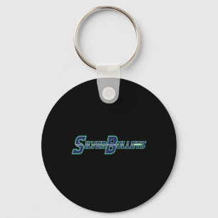 Silver Bullets Softll - Blaues Logo Schlüsselanhänger