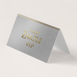 Silver Business Card Custom Visitenkarten