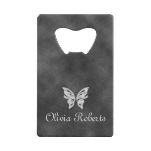 Silver Butterfly & Velvet Flaschenöffner